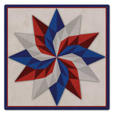 Starburst Design 4 Metal Sign