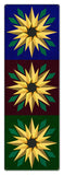 Three Sunflowers Metal Sign