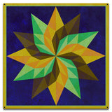 Starburst Design 2 Metal Sign