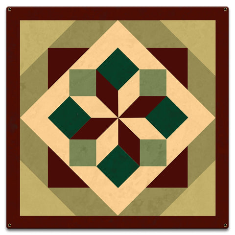 Morning Star Design 4 Metal Sign