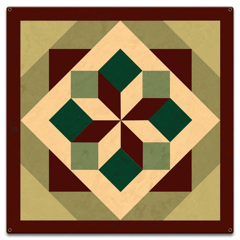 Morning Star Design 4 Metal Sign