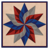 Starburst Design Metal Sign