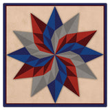 Starburst Design Metal Sign