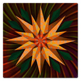 Sunflower Sphere Colorful Metal Sign