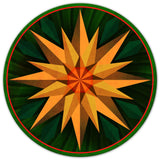 Sunflower Sphere Metal Sign