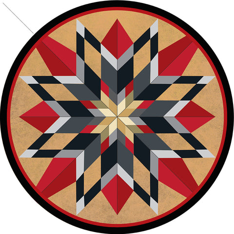 16 Point Star Original Metal Sign