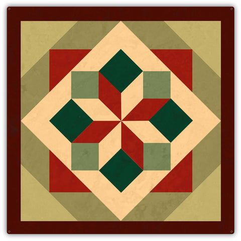 Morning Star Design 2 Metal Sign