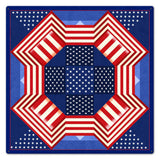 Patriotic Quilt Metal Sign