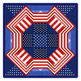 Patriotic Quilt Metal Sign