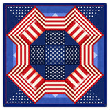 Patriotic Quilt Metal Sign