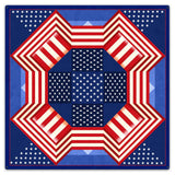 Patriotic Quilt Metal Sign