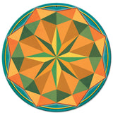 8 Point Star So West 14 x 14 Round Metal Sign