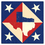 Texas Star Quilt 36 x 36 Custom Shape Metal Sign