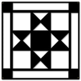 Silhouette Nine Square 18 x 18 Custom Shape Metal Sign