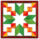 Stepping Stones Cut out Orange Green 36 x 36 Custom Shape Metal Sign