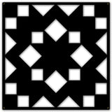 Silhouette Carpenters Wheel 18 x 18 Custom Shape Metal Sign