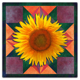 Sunflower Four Corners 36 x 36 Custom Shape Metal Sign