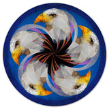 Eagle Hex Sign 36 x 36 Custom Shape Metal Sign