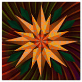 Sunflower Sphere Colorful 4PCS 42 x 42 Custom Shape Metal Sign