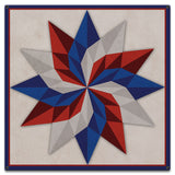 Starburst Design 4 18 x 18 Custom Shape Metal Sign