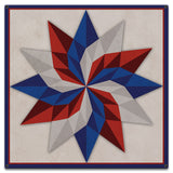 Starburst Design 4 18 x 18 Custom Shape Metal Sign