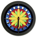 8 Point Star Moon Phases 18 x 18 Custom Shape Metal Sign