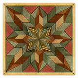 Box Pattern Desert-Tone 24 x 24 Custom Shape Metal Sign