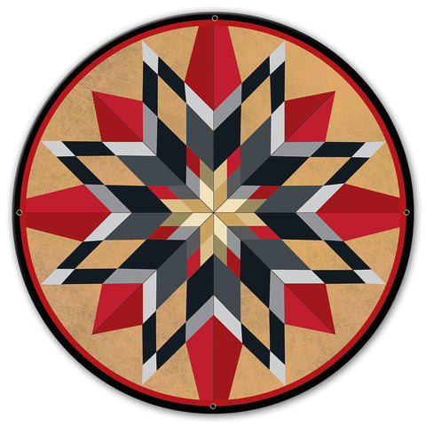 AQP680 - 16 POINT STAR ORGINAL Metal Sign