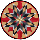 AQP681   16 Point Star Original Metal Sign