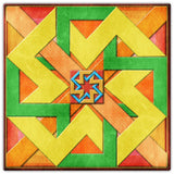 Box New Design Orange Green Yellow 30 X 30 vintage metal sign Metal Sign