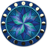 Moon Phases Glowing Stars Hex 28 X 28 vintage metal sign Metal Sign