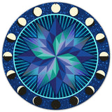 Moon Phases Glowing Stars Hex 36 X 36 vintage metal sign Metal Sign