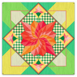 Spring Flowers 36 X 36 vintage metal sign Metal Sign