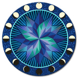 Moon Phases Glowing Stars Hex 18 X 18 vintage metal sign Metal Sign