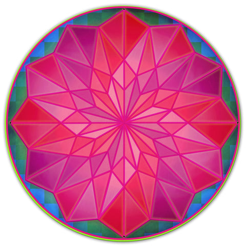 Dahilia Rose 36 X 36 vintage metal sign Metal Sign