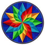 Pinwheel with Background 18 X 18 vintage metal sign Metal Sign