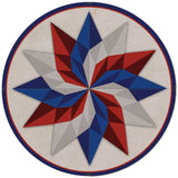 Starburst 4 Design 4pcs 48 X 48 vintage metal sign Metal Sign