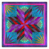 Summer Solstice Quilt 24 X 24 vintage metal sign Metal Sign