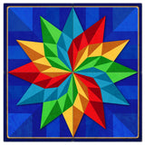 Pinwheel Quilt Blue Green Yellow Red 4pcs 60 X 60 vintage metal sign Metal Sign