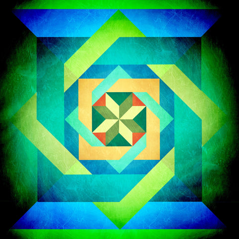 Box N Box N Box Blue Metal Sign 36in X 36in Metal Sign