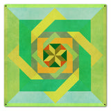 Box N Box N Box Green Metal Sign 24in X 24in Metal Sign