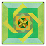 Box N Box N Box Green Metal Sign 24in X 24in Metal Sign
