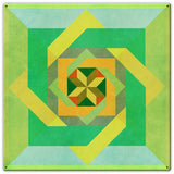 Box N Box N Box Green Metal Sign 30in X 30in Metal Sign