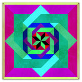 Box N Box N Box Magenta Metal Sign 36in X 36in Metal Sign