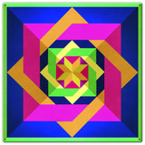 Box N Box N Box Bright Metal Sign 30in X 30in Metal Sign