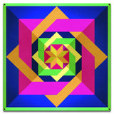 Box N Box N Box Bright Metal Sign 18in X 18in Metal Sign