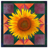 Sunflower Four Corners 4pcs Metal Sign 42in X 42in Metal Sign
