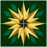 Sunflower Green Background 4pcs Metal Sign 72in X 72in Metal Sign