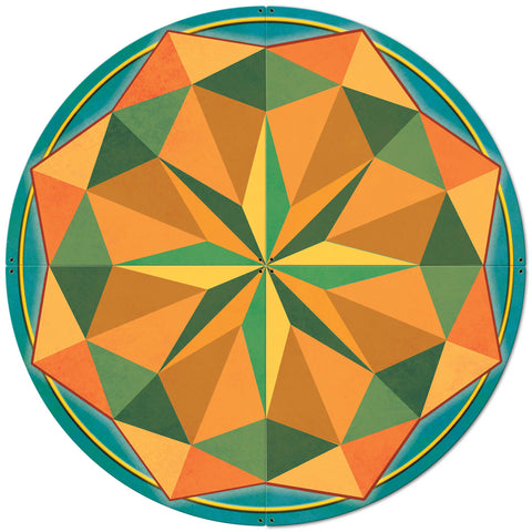 8 Point Star So West 4pcs Metal Sign 42in X 42in Metal Sign