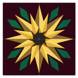 Sunflower Burgundy 4pcs Metal Sign 72in X 72in Metal Sign